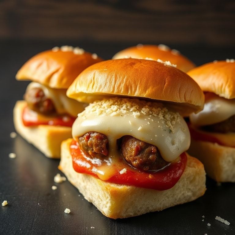 easy meatball parmesan sliders