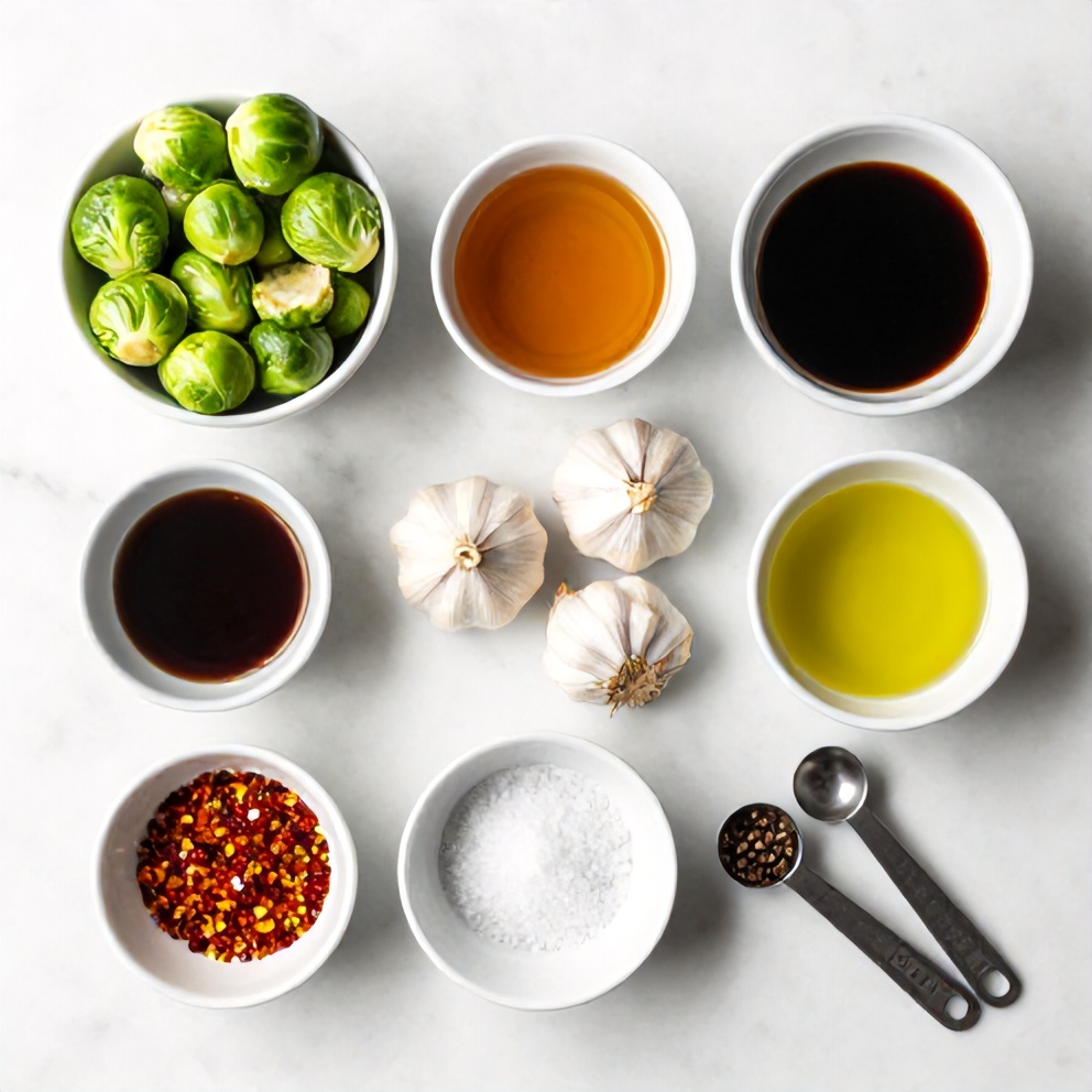 Air Fryer Brussels Sprouts Ingredients