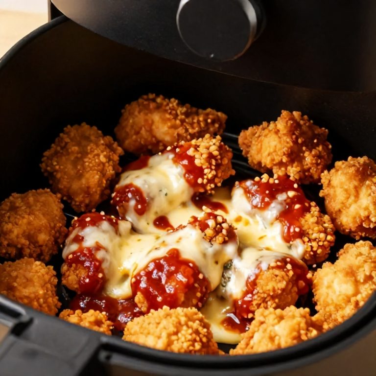 Air Fryer Chicken Parmesan Bites