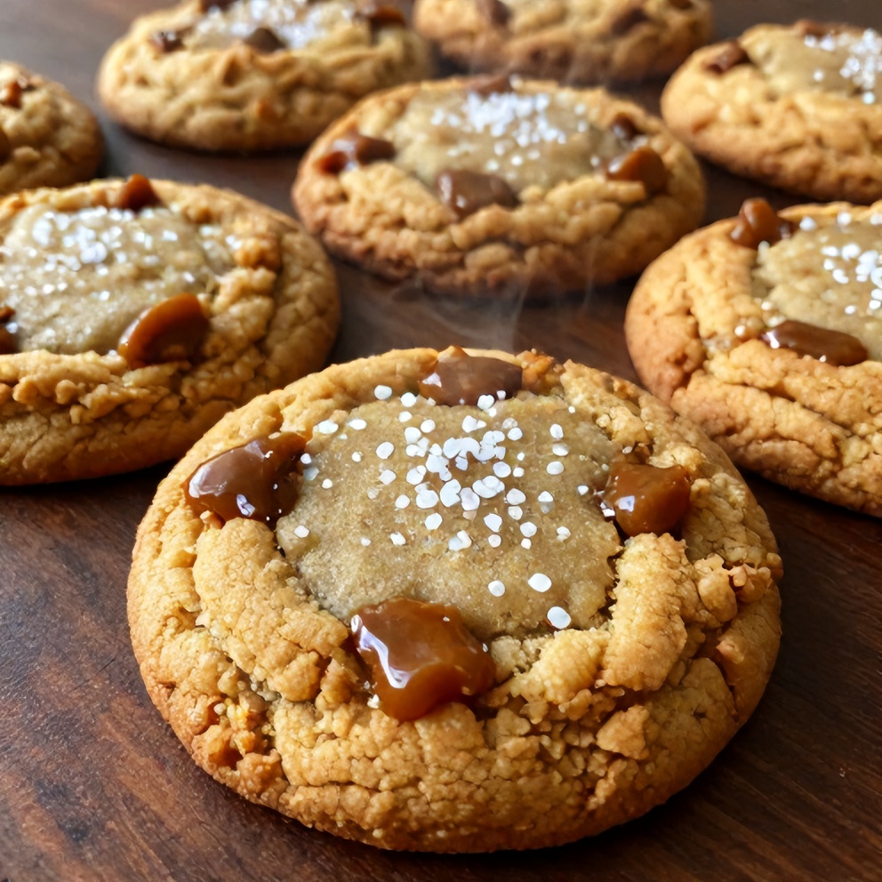 Brown Butter Coffee Toffee Cookies