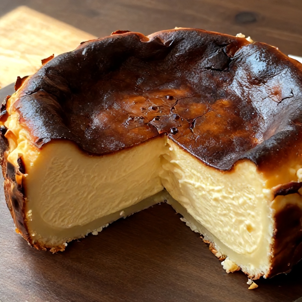 burnt basque cheesecake