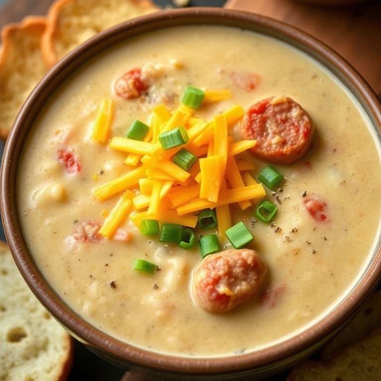 Cajun Potato Soup with Sausage