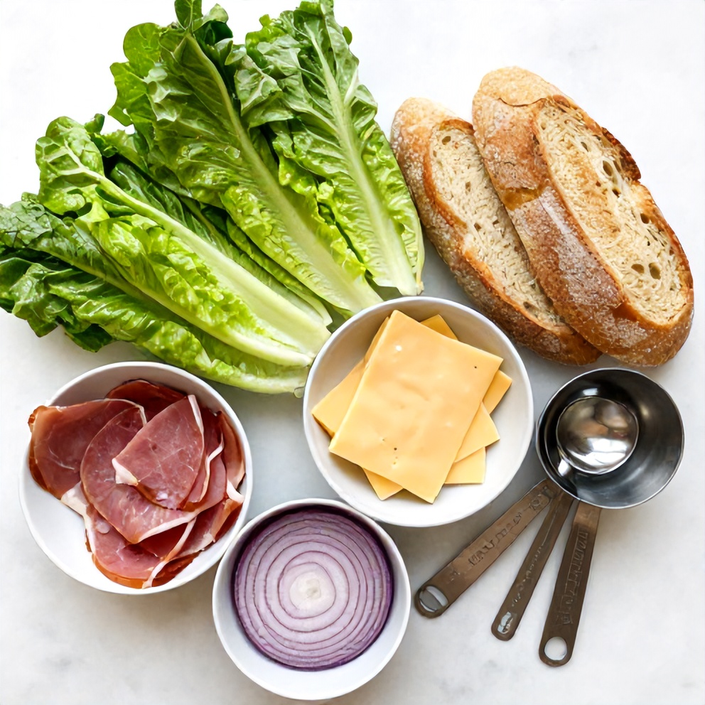 Raw ingredients for Classic Columbia 1905 Salad