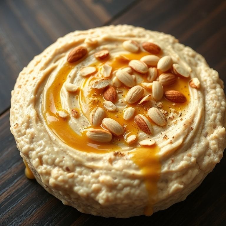 creamy almond butter oatmeal