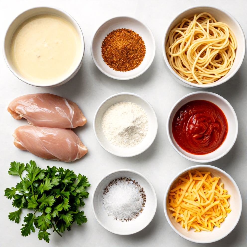 Cajun chicken pasta ingredients