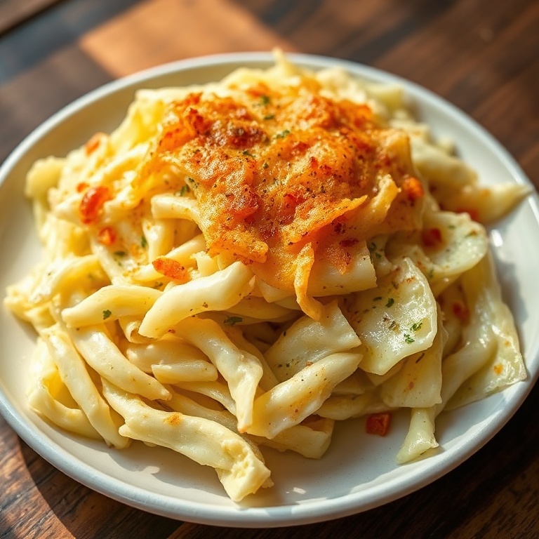 Creamy Cajun Parmesan Cabbage