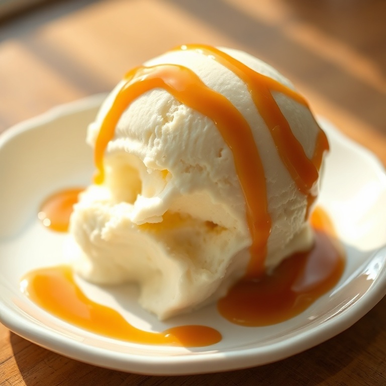 Creamy Coconut Custard Ice Cream