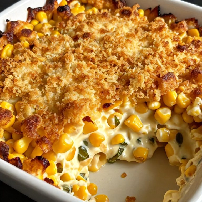 Creamy Jalapeno Popper Corn Casserole