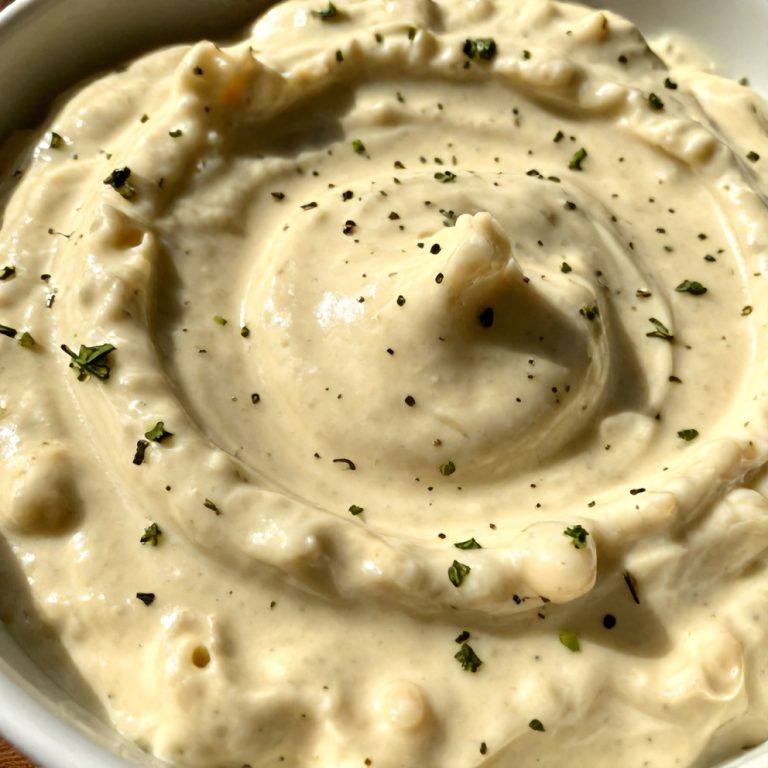 Creamy Lemon Herb White Bean Dip
