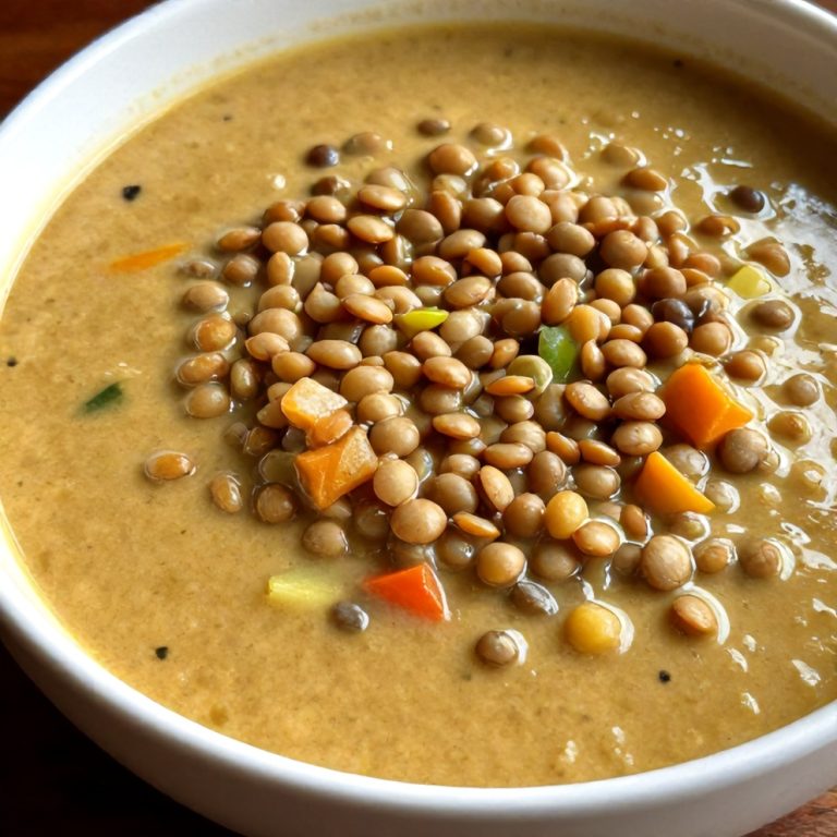 Creamy Moroccan Harissa Lentil Soup