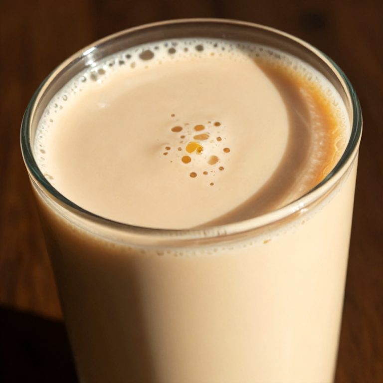 peach protein shake