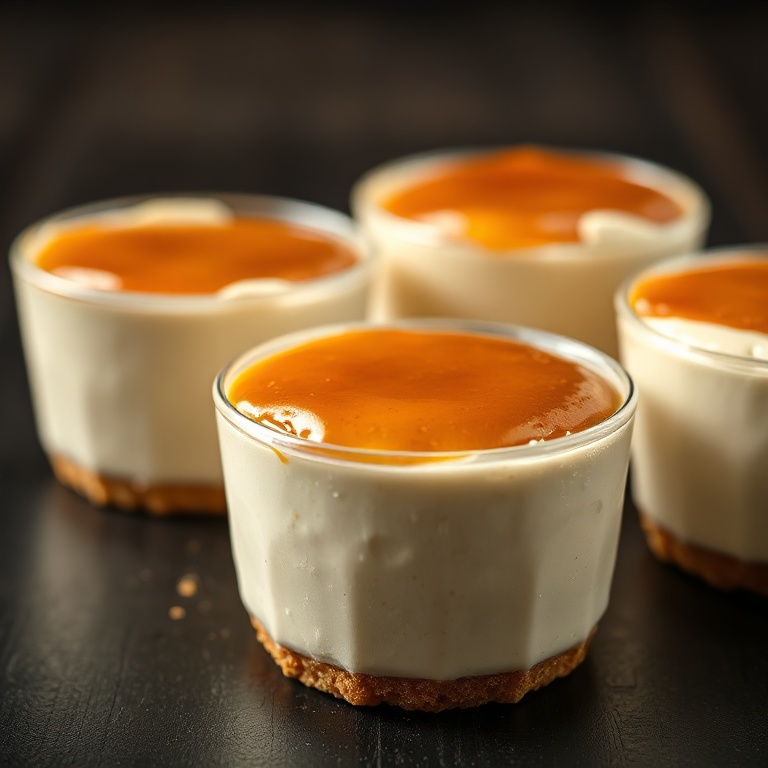 creamy vanilla bean crème brûlée cheesecake cups