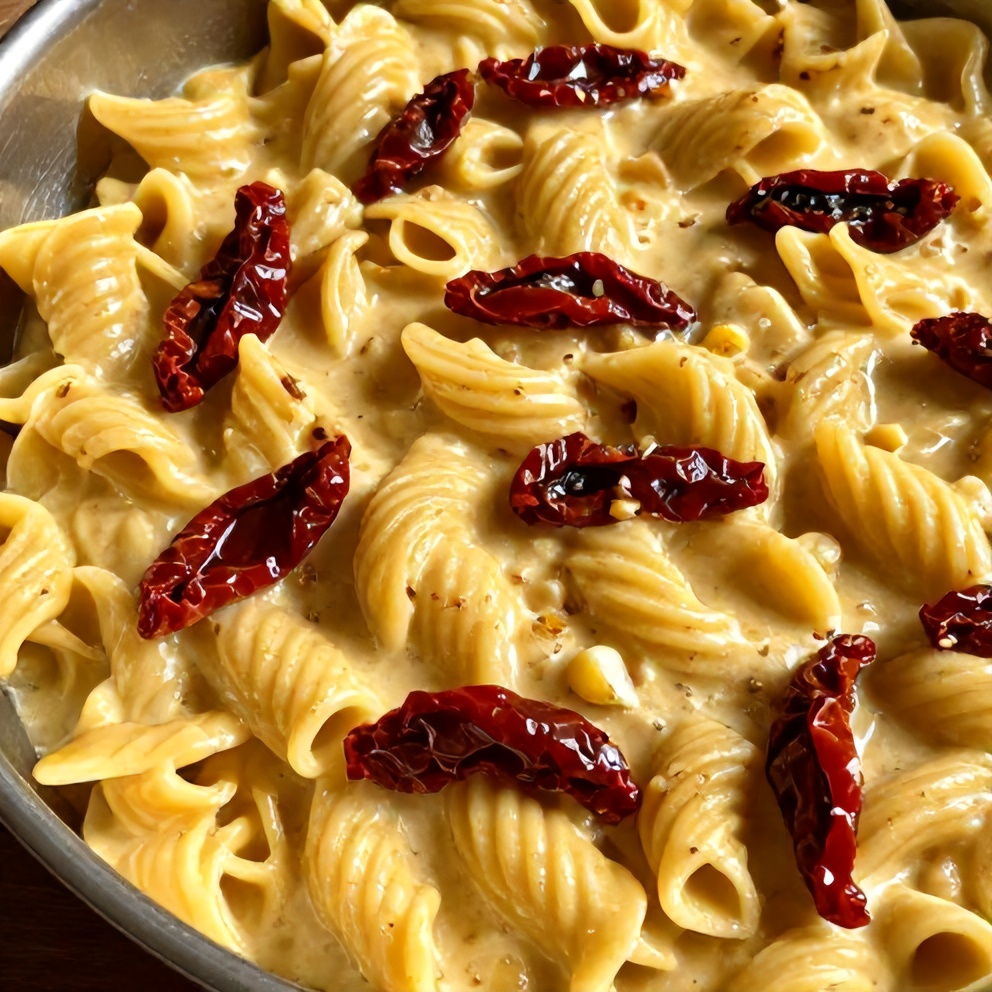 vegan sun dried tomato pasta