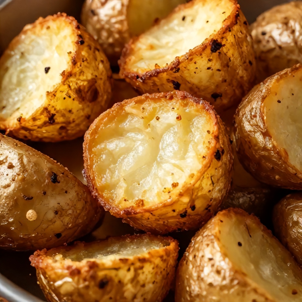 Air Fryer Smashed Potatoes