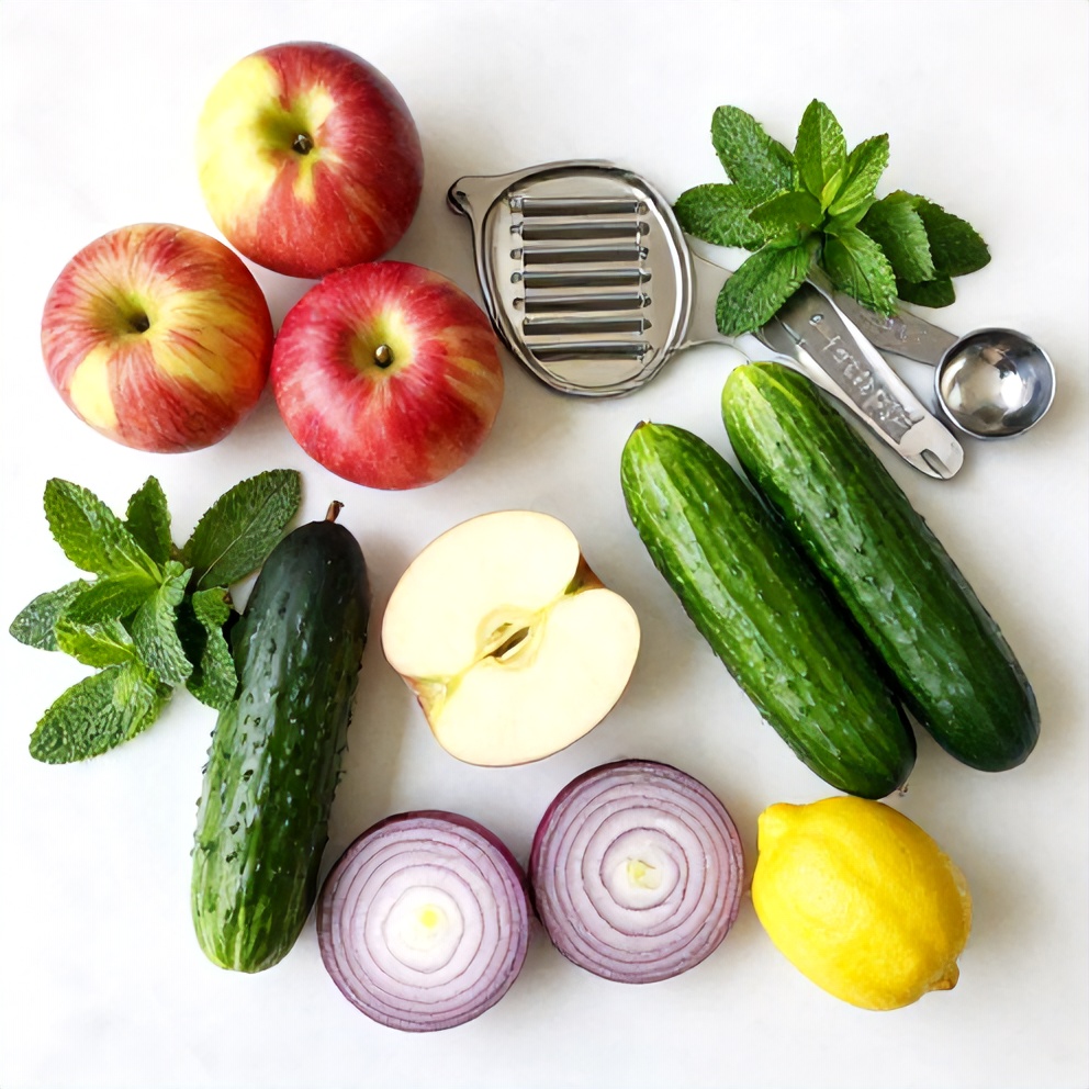 Apple Cucumber Salad Ingredients