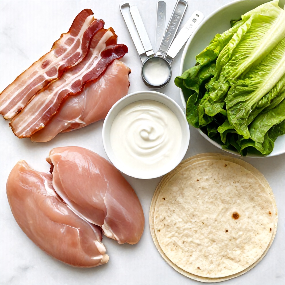Chicken Bacon Ranch Wrap Ingredients