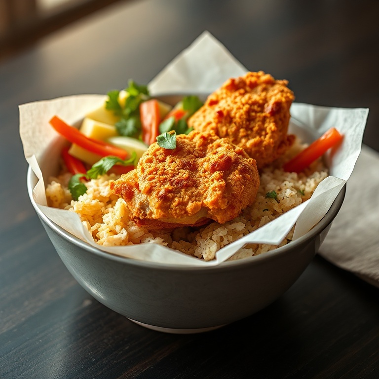Crispy Chicken Shawarma Bowl