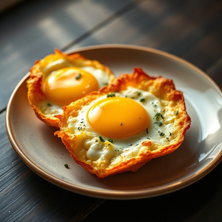 Crispy Feta Fried Eggs