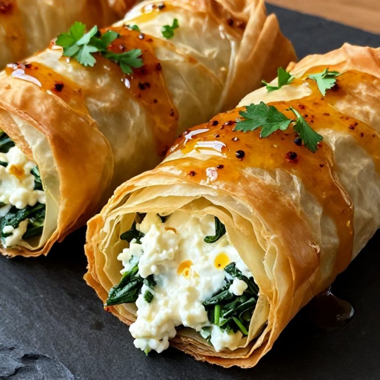 Crispy Feta Phyllo Rolls