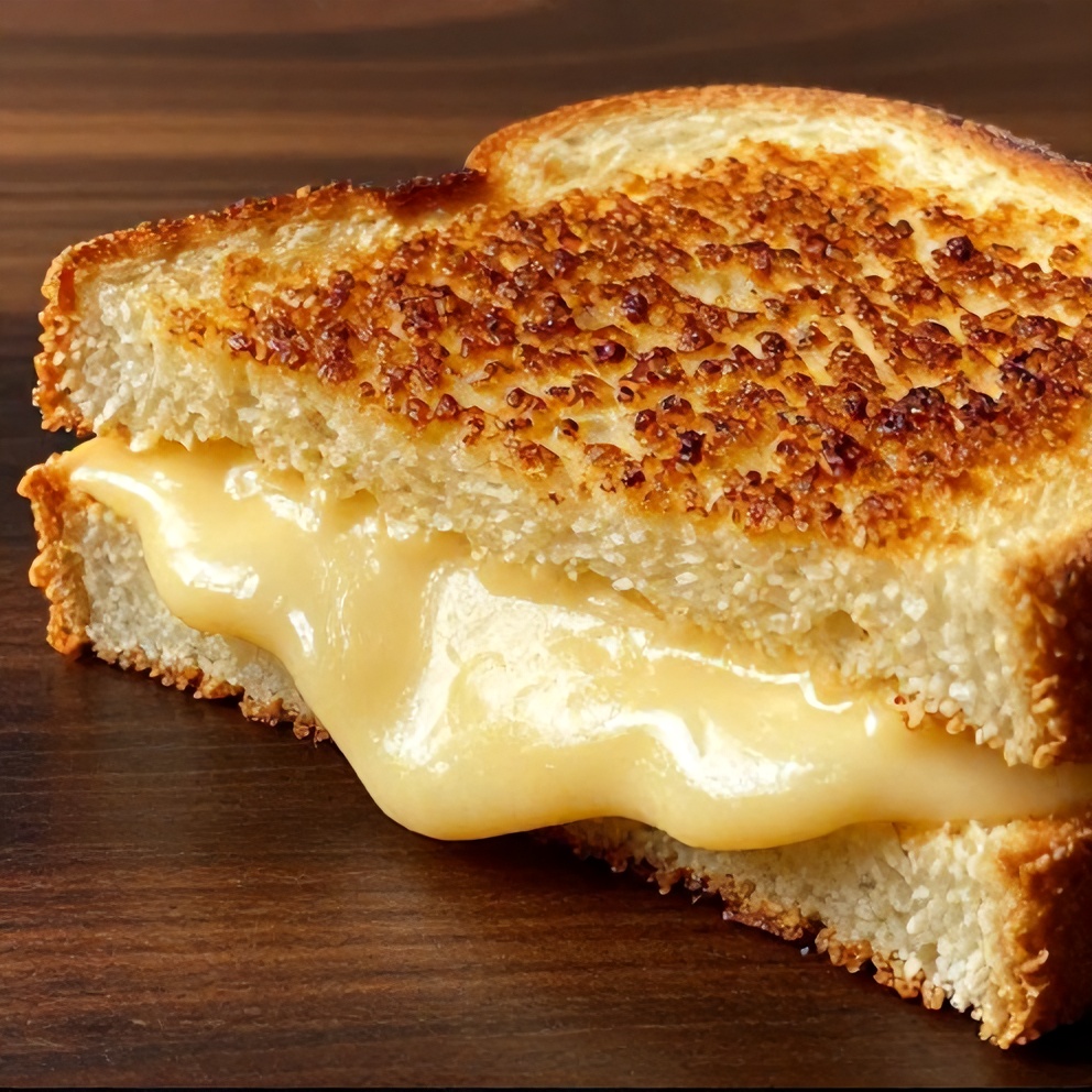 garlic bread grilled cheese