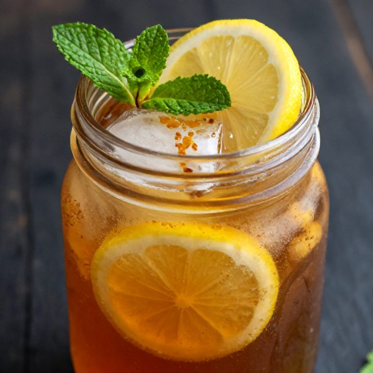 Crispy Lemon Verbena Iced Tea