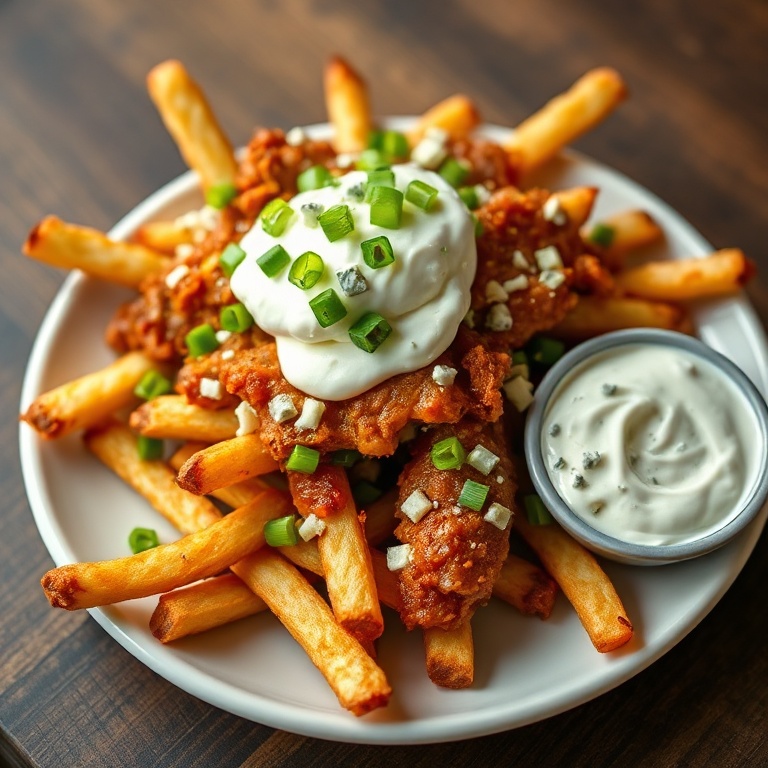 Crispy Loaded Dirty Fries