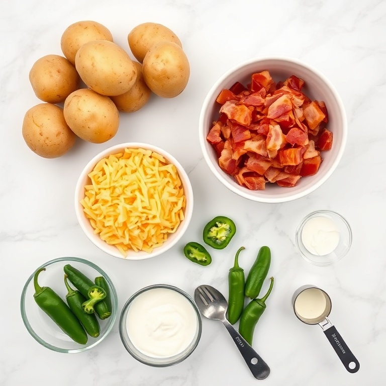 Ingredients for Crispy Loaded Dirty Fries