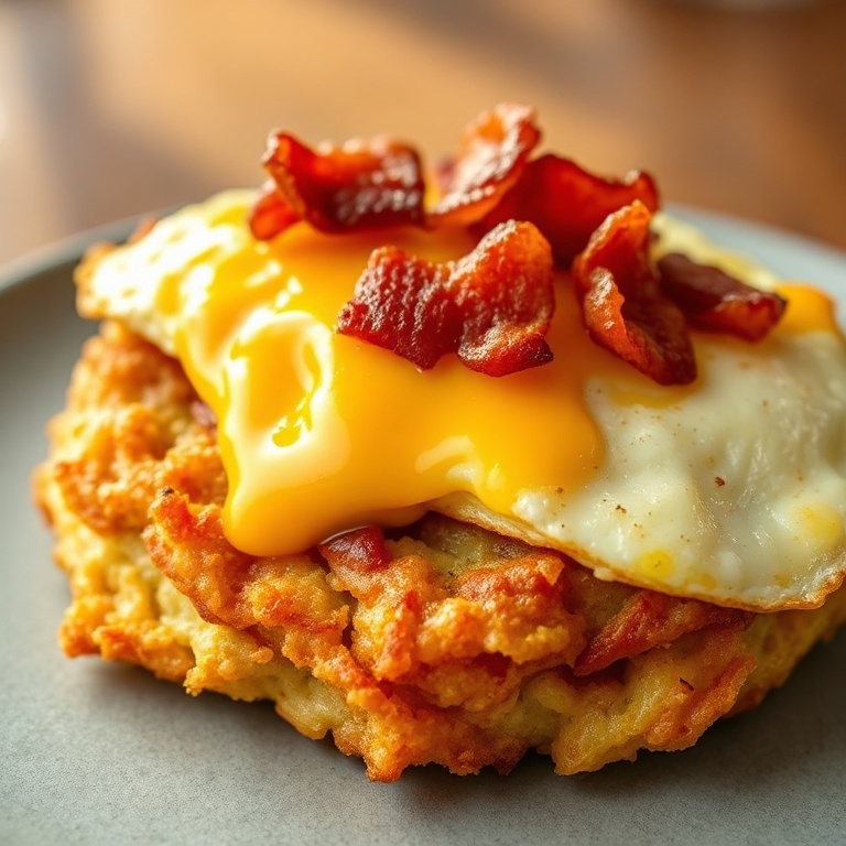 Crispy Loaded Hash Browns