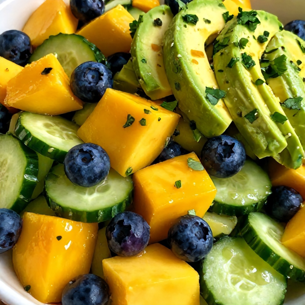 mango cucumber salad