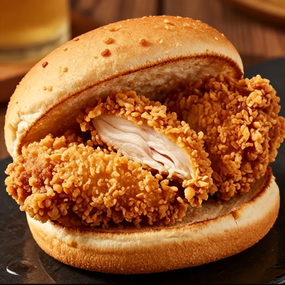 Crispy Thai Fried Chicken Sandwich