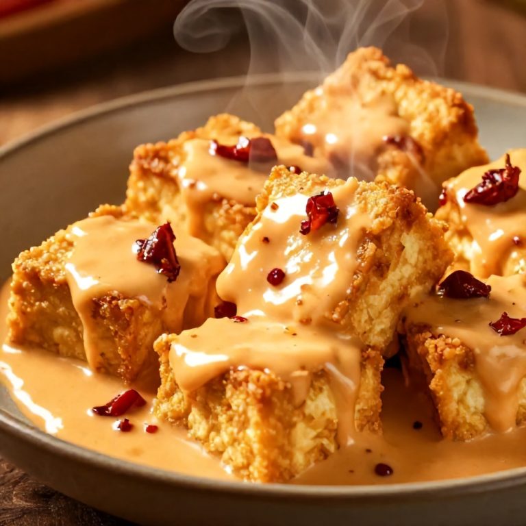 crispy tofu sun-dried tomato sauce