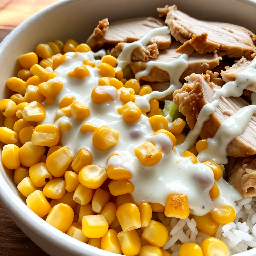 Easy 30-Minute Street Corn Chicken Rice Bowl