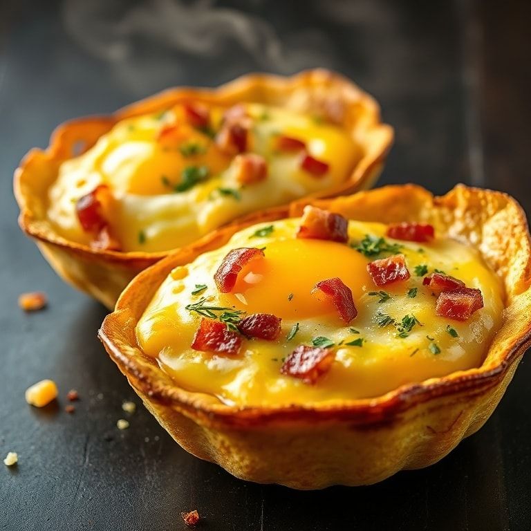 easy baked egg boats