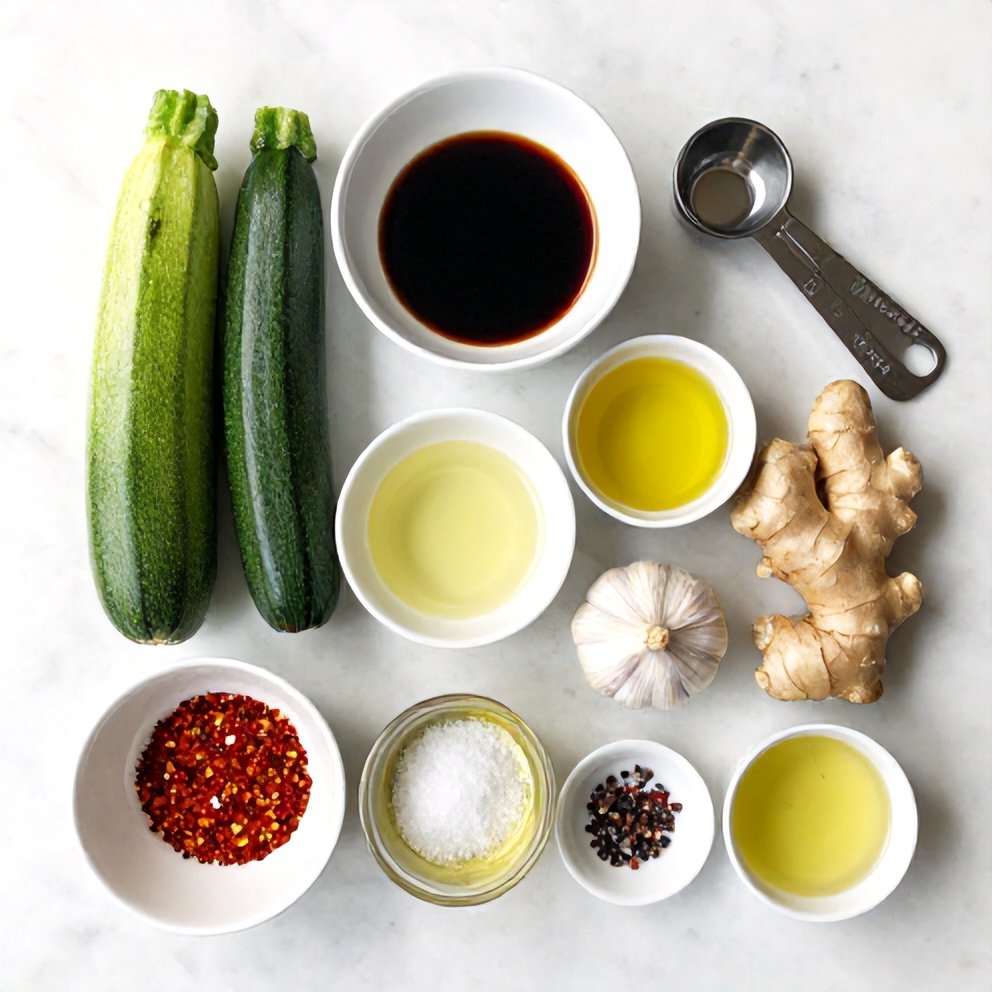 Hibachi Zucchini Stir Fry Ingredients