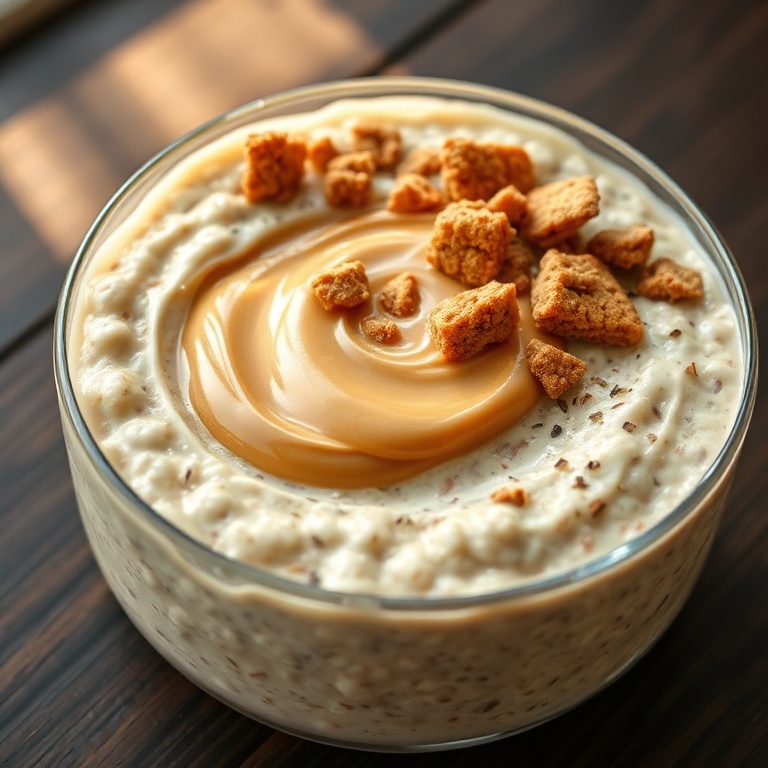 Easy Biscoff Overnight Oats
