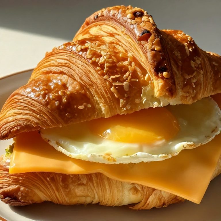 Easy Breakfast Croissant Sandwiches