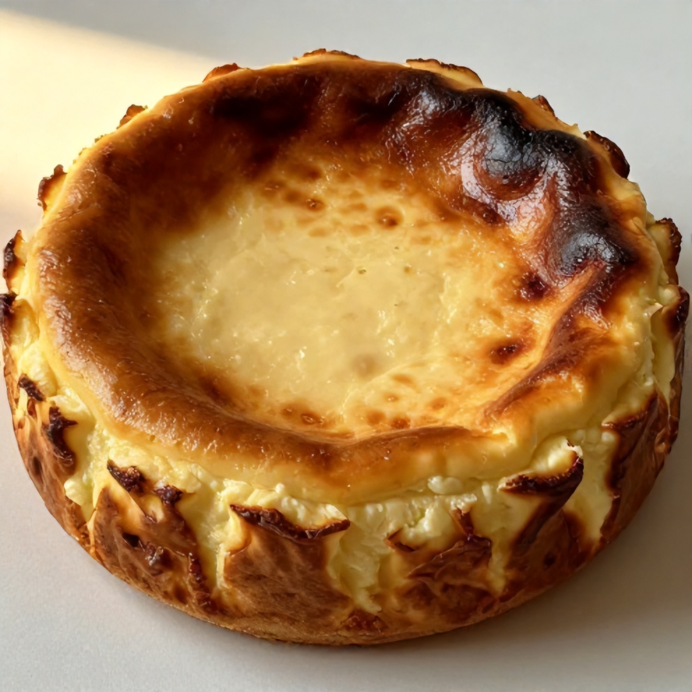 Easy Burnt Basque Cheesecake
