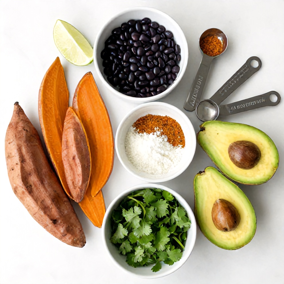 Cajun Sweet Potato Bowl Ingredients