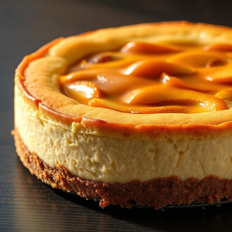 Easy Caramel Apple Cheesecake