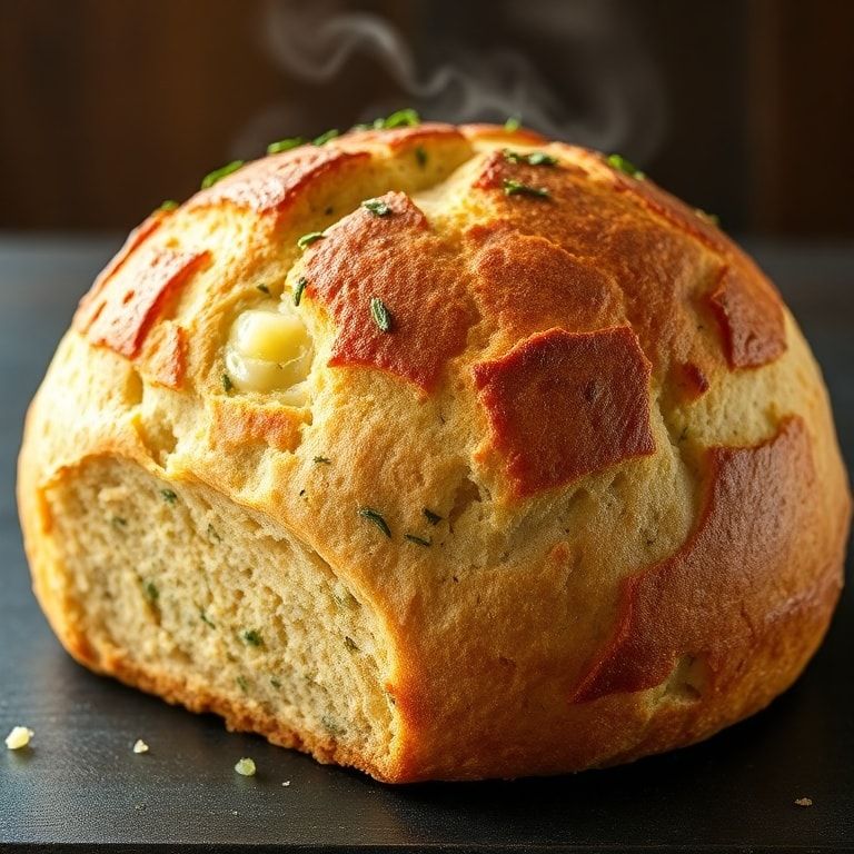 easy cheddar herb soda bread