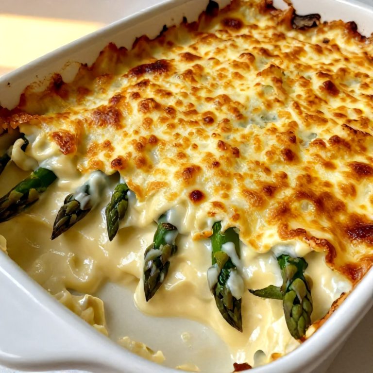 Easy Cheesy Asparagus Casserole