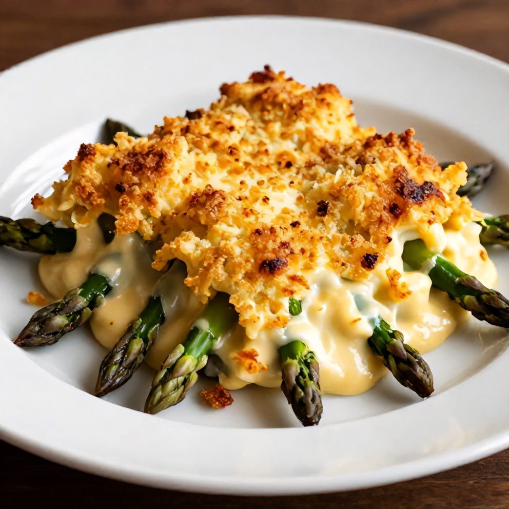 Perfectly Plated Creamy Asparagus Casserole