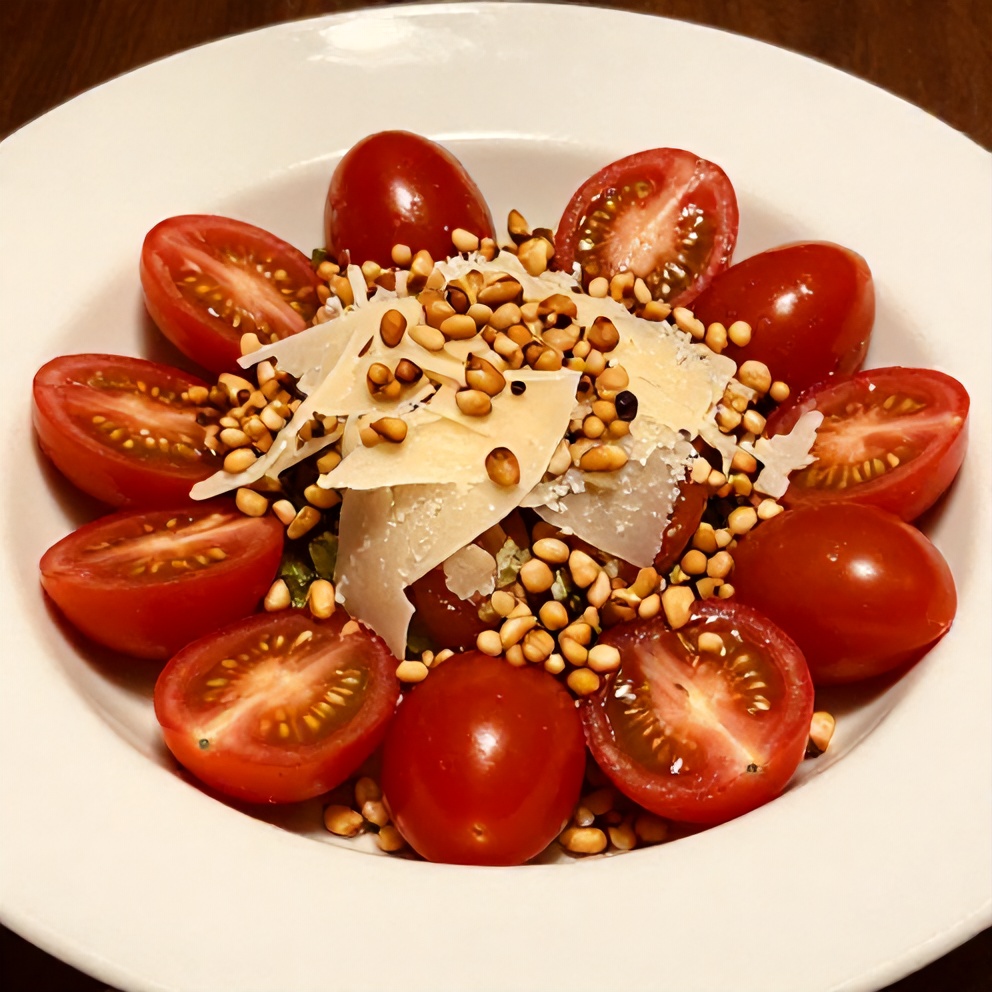 Plated Easy Cherry Tomato Salad