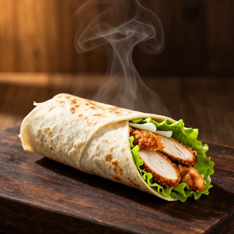 Easy Chicken Caesar Wrap