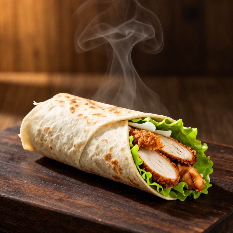 Easy Chicken Caesar Wrap