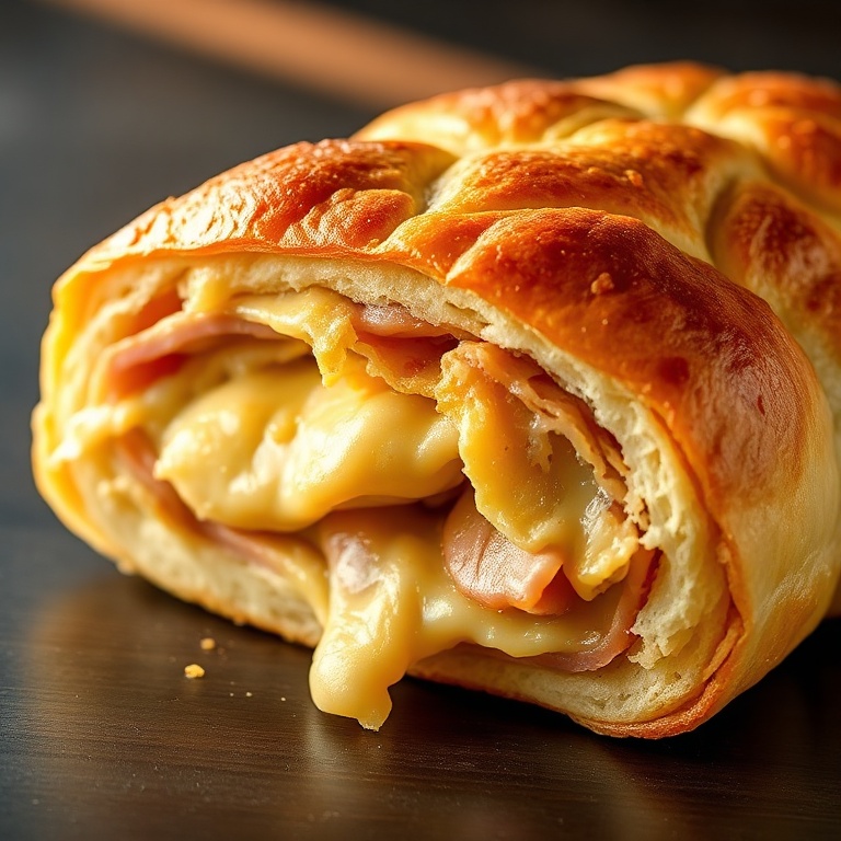 Easy Chicken Cordon Bleu Stromboli