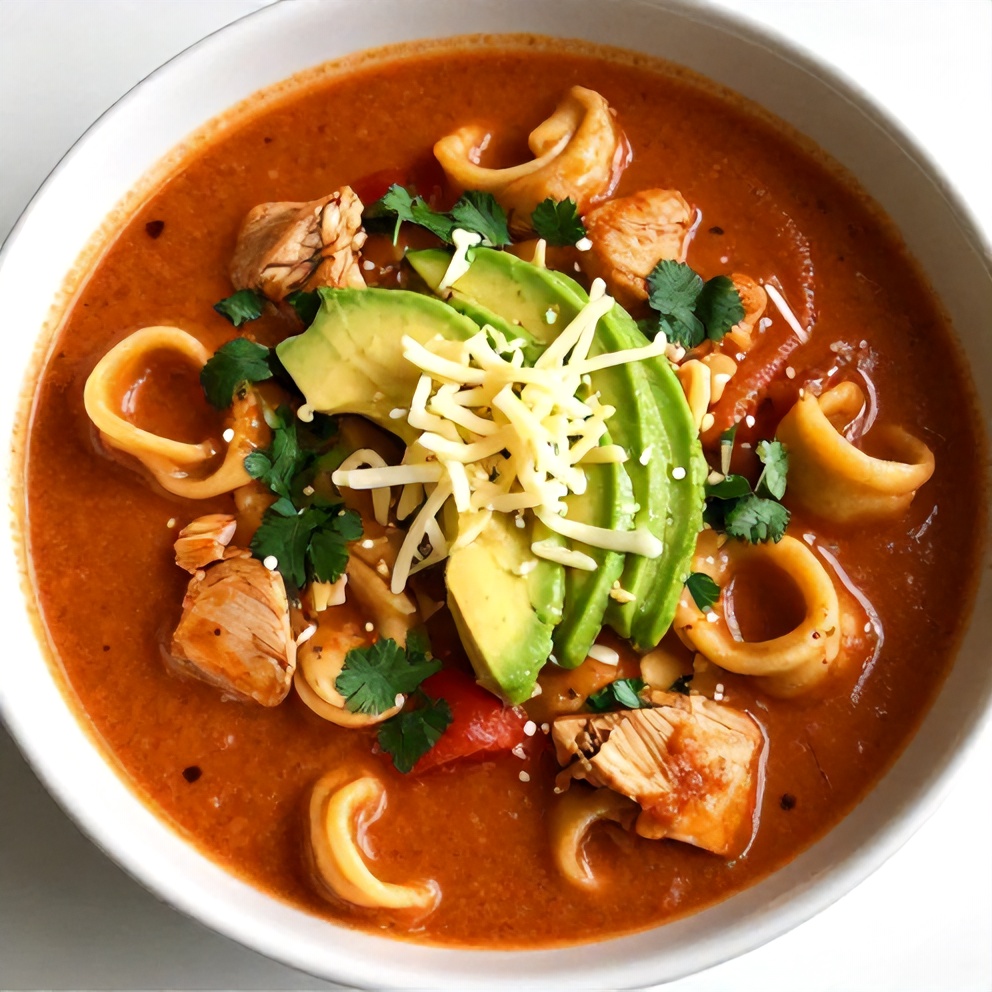 easy chicken enchilada soup
