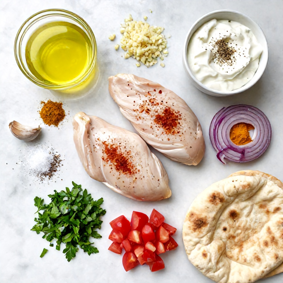 Chicken Shawarma Ingredients