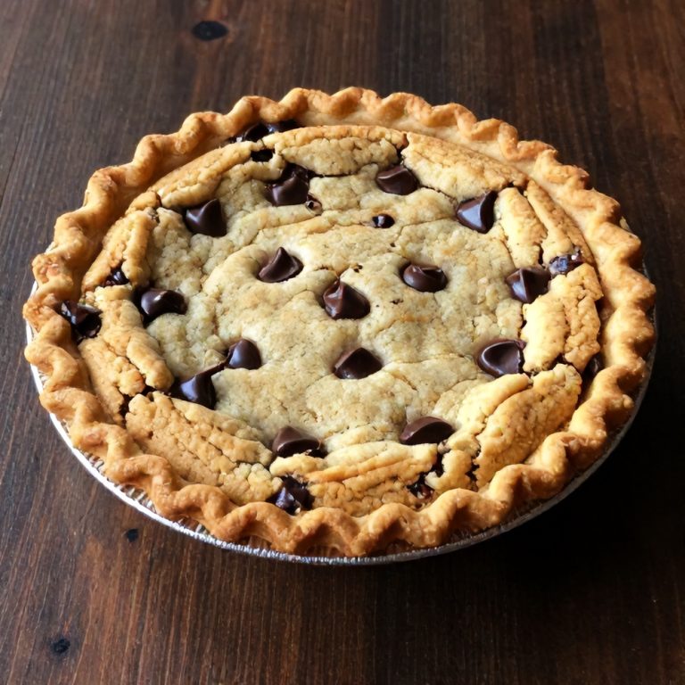 Easy Chocolate Chip Cookie Pie