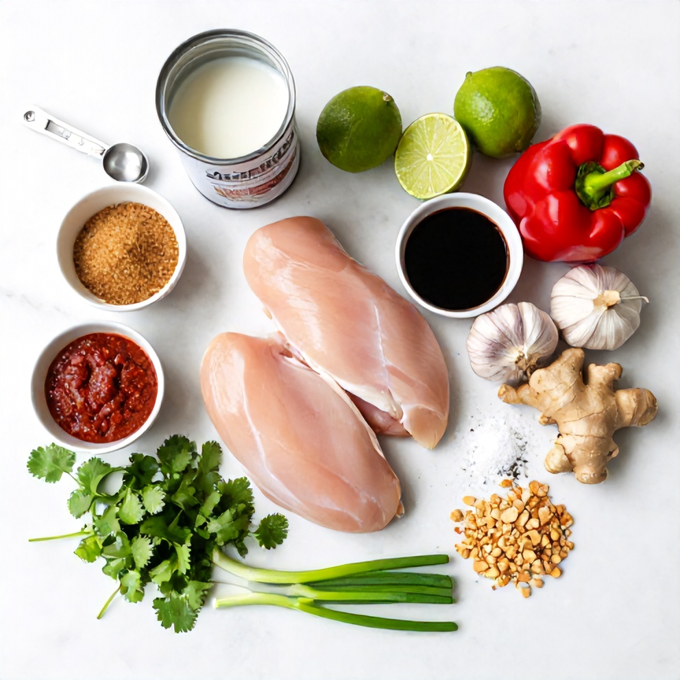 Easy Coconut Chicken Ingredients
